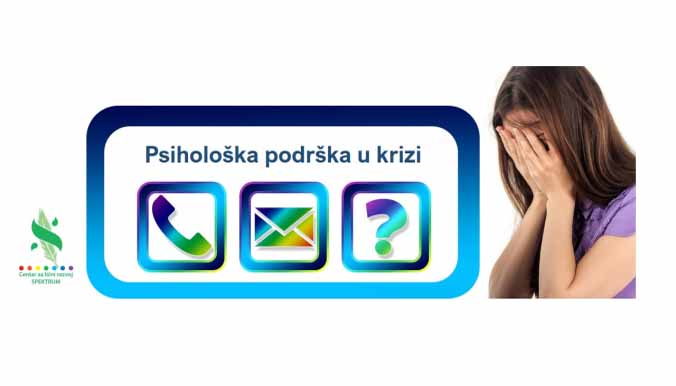 online ili telefonska podrška u krizi