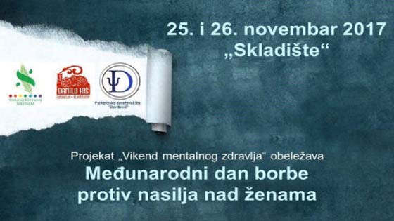 Vikend mentalnog zdravlja 25 i 26 novembar 2017